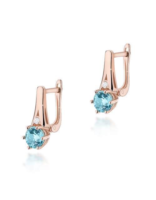 KOLCZYKI K0572, TOPAZ 1,0ct