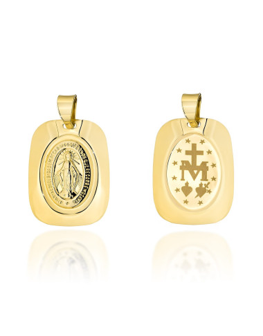 Medalik złoty cudowny w blaszce (Gramatura: 1.13)