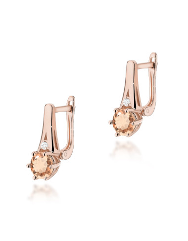 KOLCZYKI K0572, MORGANIT 0,80ct