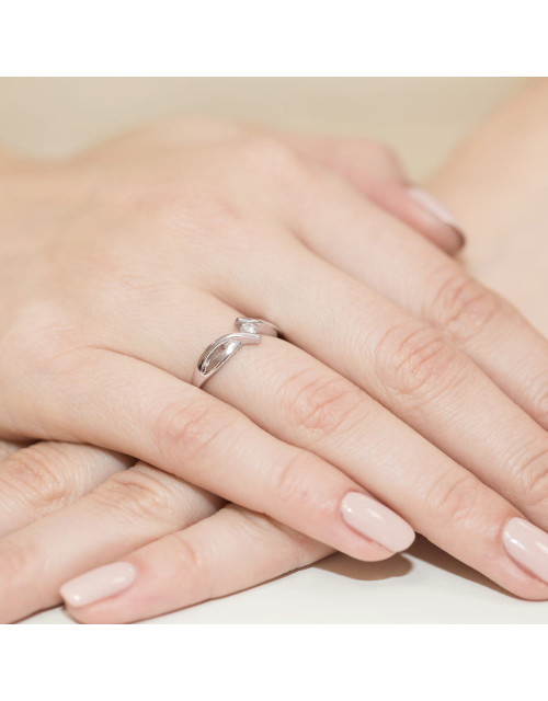 Pierscionek W191-0,04ct