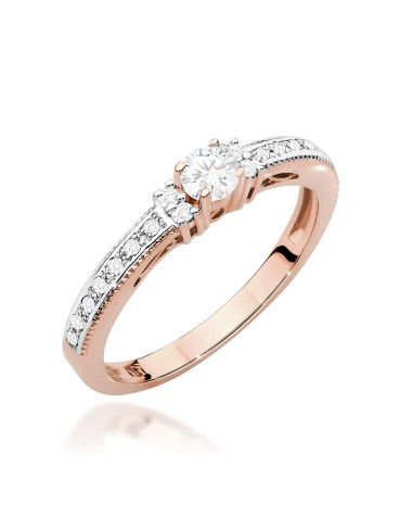 Pierscionek W201-0,24ct