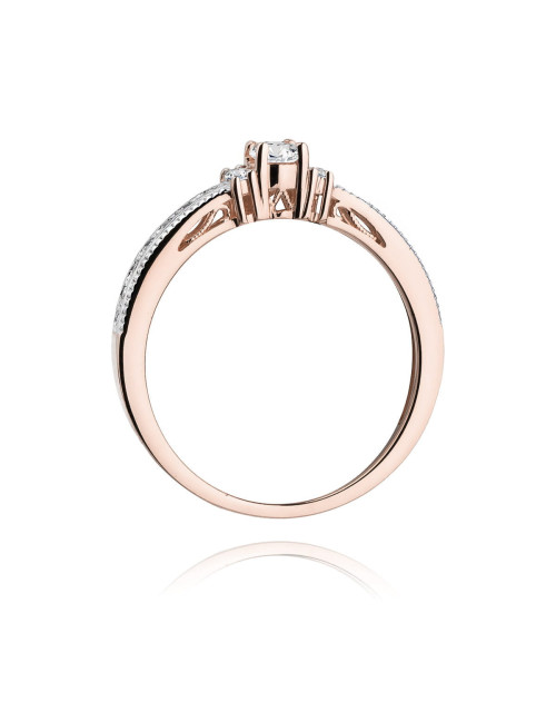 Pierscionek W201-0,24ct