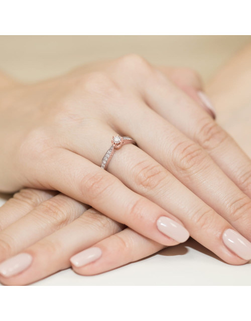 Pierscionek W202-0,30ct