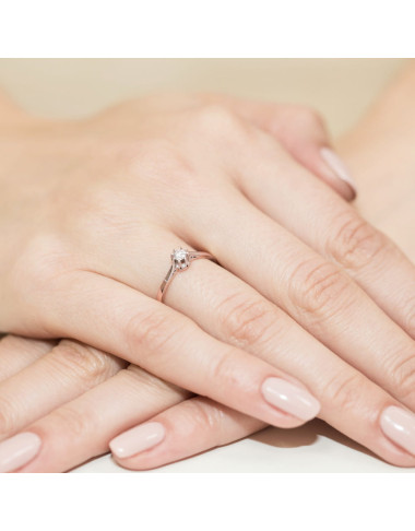 Pierscionek W209-0,10ct