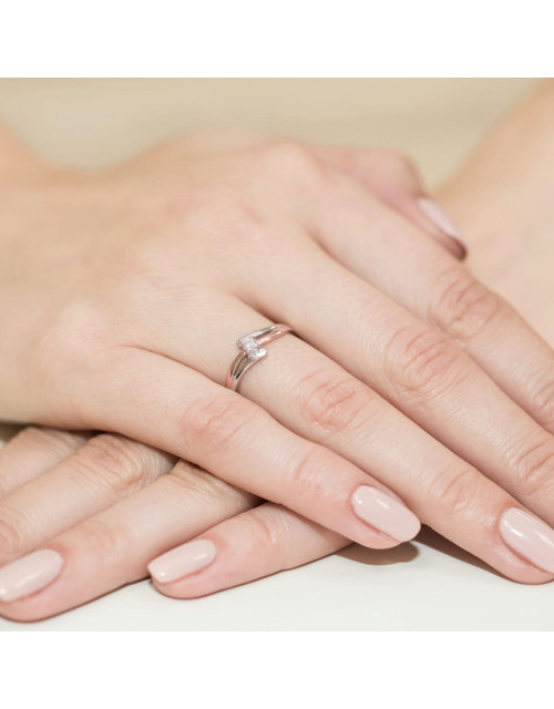 Pierscionek W210-0,08ct