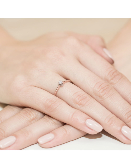 Pierscionek W220-0,10ct