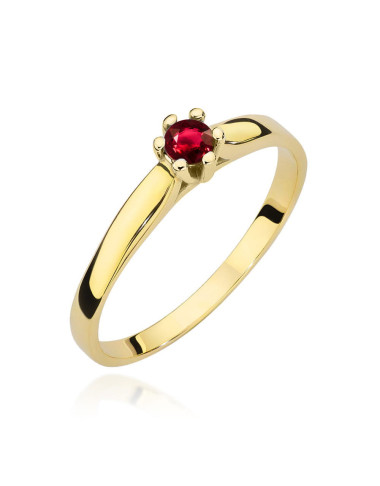 Pierścionek W0222-RUBIN