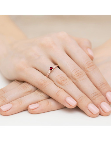Pierścionek W0222-RUBIN