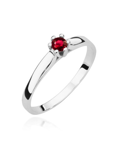 Pierścionek W0222-RUBIN