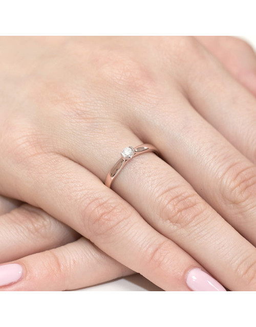 Pierscionek W223-0,10ct