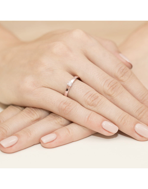 Pierscionek W225-0,10ct