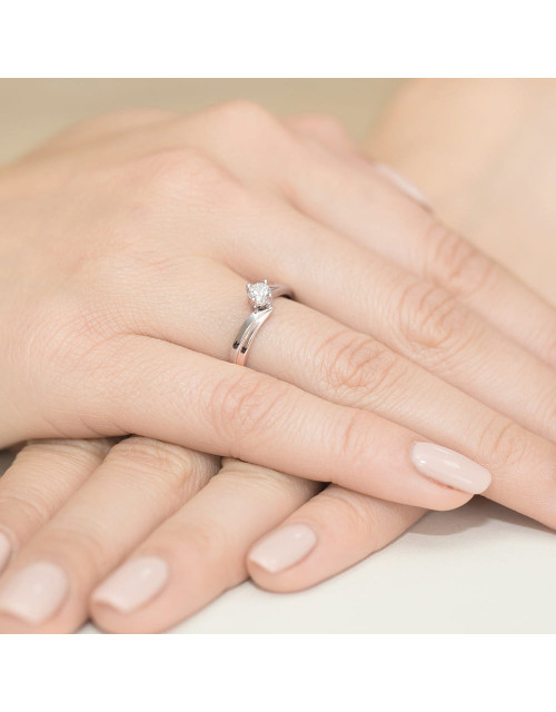 Pierscionek W231b-0,30ct