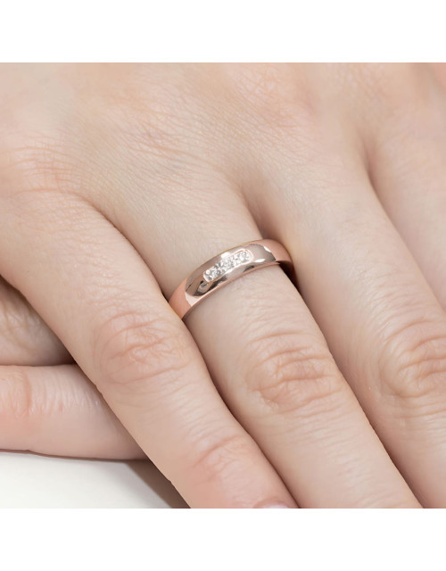 Pierscionek W235-0,05ct