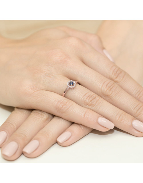 Pierscionek W0238-SZAFIR