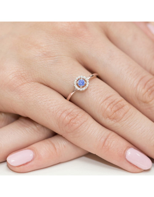 Pierscionek W0238-TANZANIT