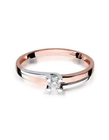 Pierscionek W246-0,12ct