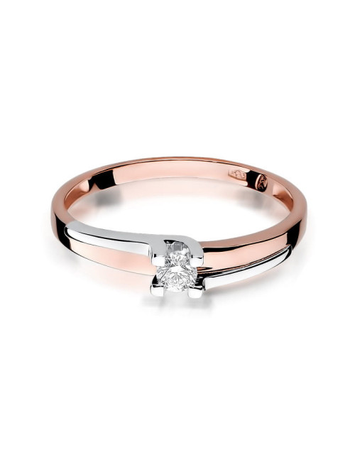 Pierscionek W246-0,12ct