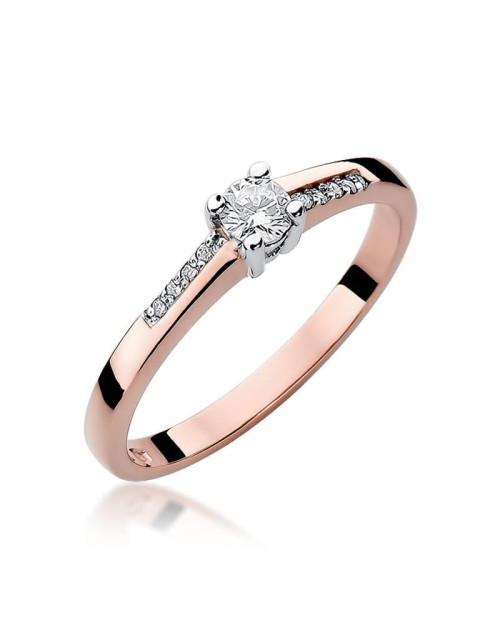 Pierscionek W258-0,19ct