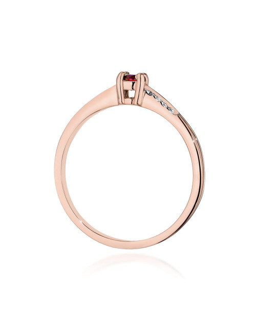 Pierscionek W0258-rubin