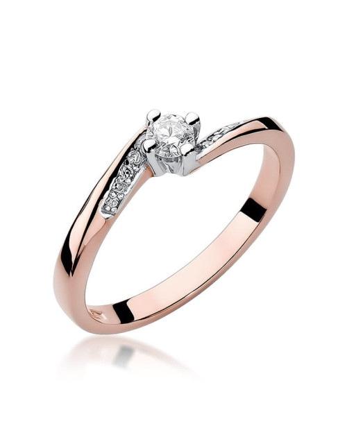 Pierscionek W262-0,19ct