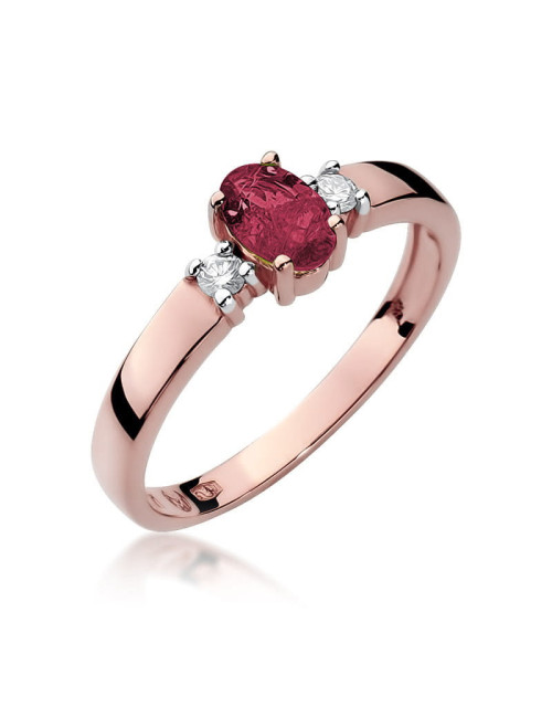 Pierscionek W0264-RUBIN