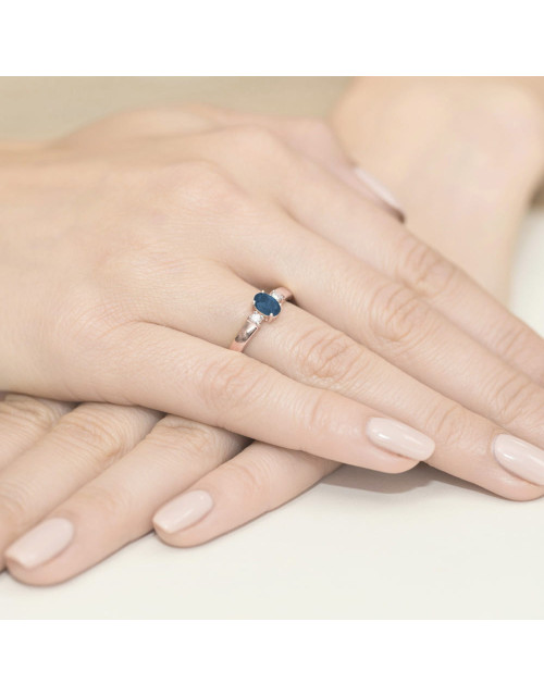 Pierscionek W264-SZAFIR