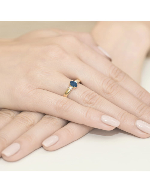 Pierscionek W0264-SZAFIR