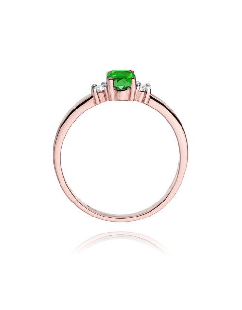 Pierscionek W264-SZMARAGD