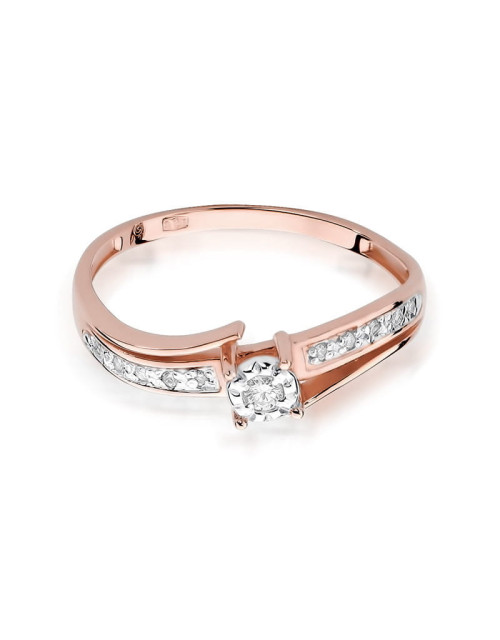 Pierscionek W269-0,10ct