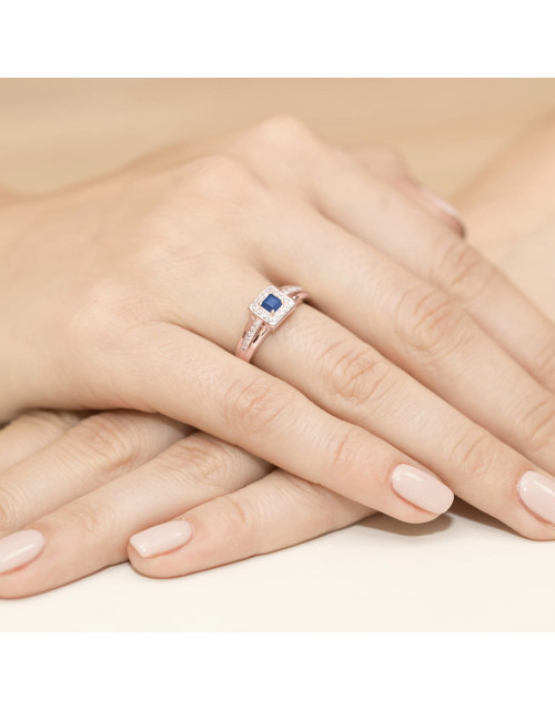 Pierscionek W0271-SZAFIR