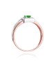 Pierscionek W271-SZMARAGD