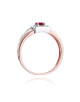Pierscionek W0271-RUBIN