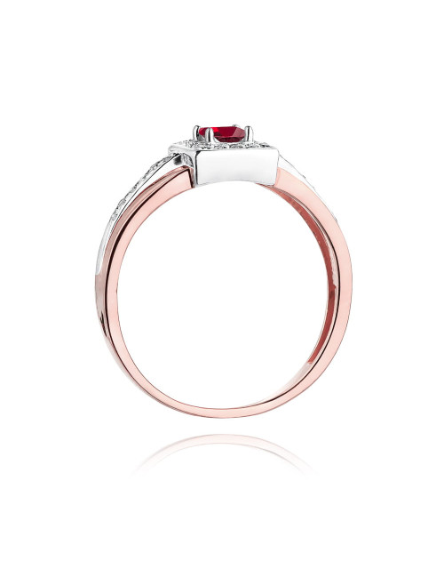Pierscionek W0271-RUBIN
