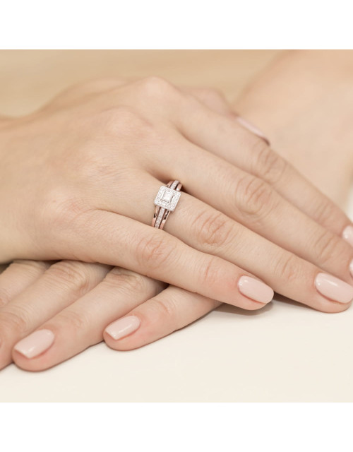 Pierscionek W271-0,29ct