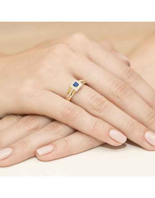 Pierscionek W0271-SZAFIR