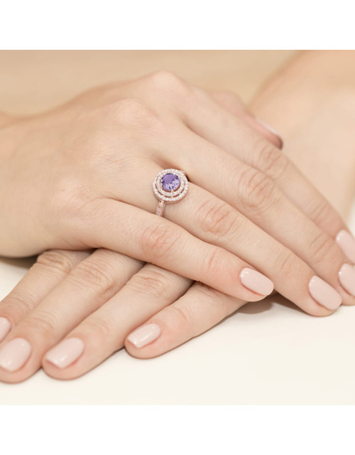 Pierscionek W0274-AMETYST