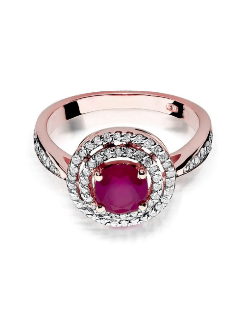 Pierscionek W0274-RUBIN