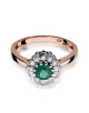 Pierścionek W284-SZMARAGD