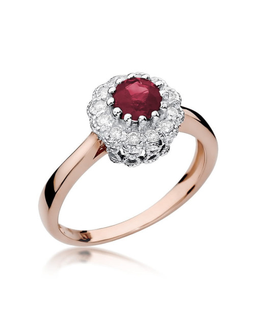 Pierscionek W0284-RUBIN