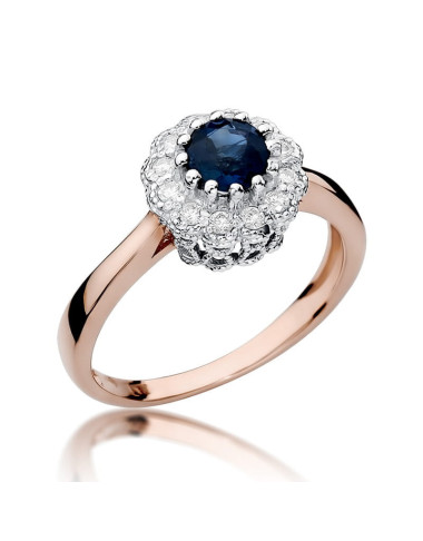 Pierscionek W0284-SZAFIR