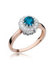 Pierscionek W0284-TOPAZ LONDON BLUE