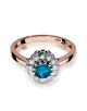 Pierscionek W0284-TOPAZ LONDON BLUE