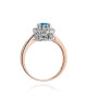 Pierscionek W0284-TOPAZ LONDON BLUE