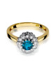 Pierscionek W0284-TOPAZ LONDON BLUE