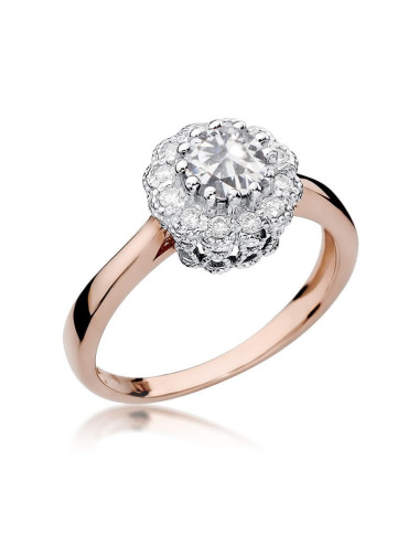 Pierscionek W0284-SZAFIR BIAŁY