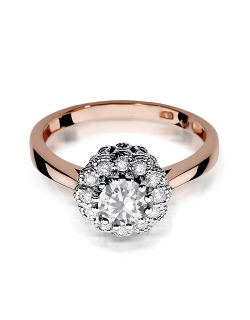 Pierscionek W0284-SZAFIR BIAŁY