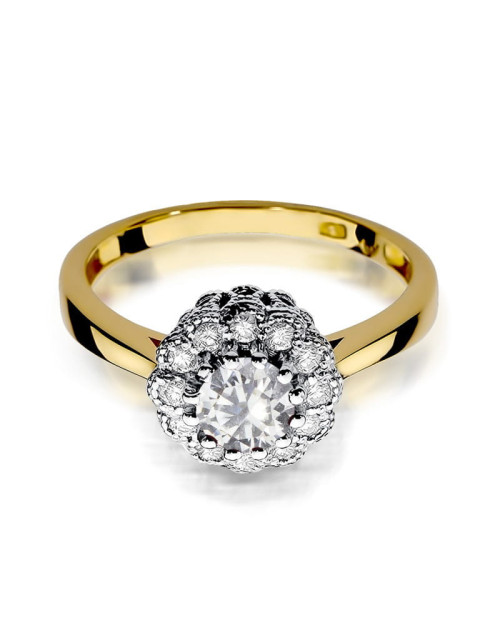 Pierscionek W0284-SZAFIR BIAŁY