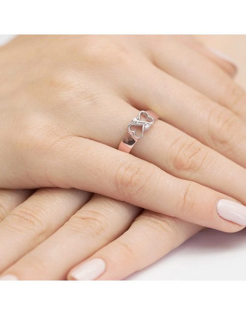 Pierscionek W286-0,04ct