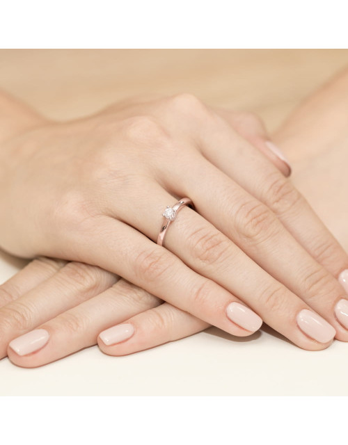 Pierscionek W292-0,20ct