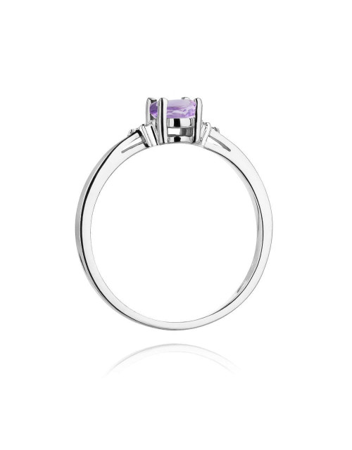 Pierscionek W0301-AMETYST